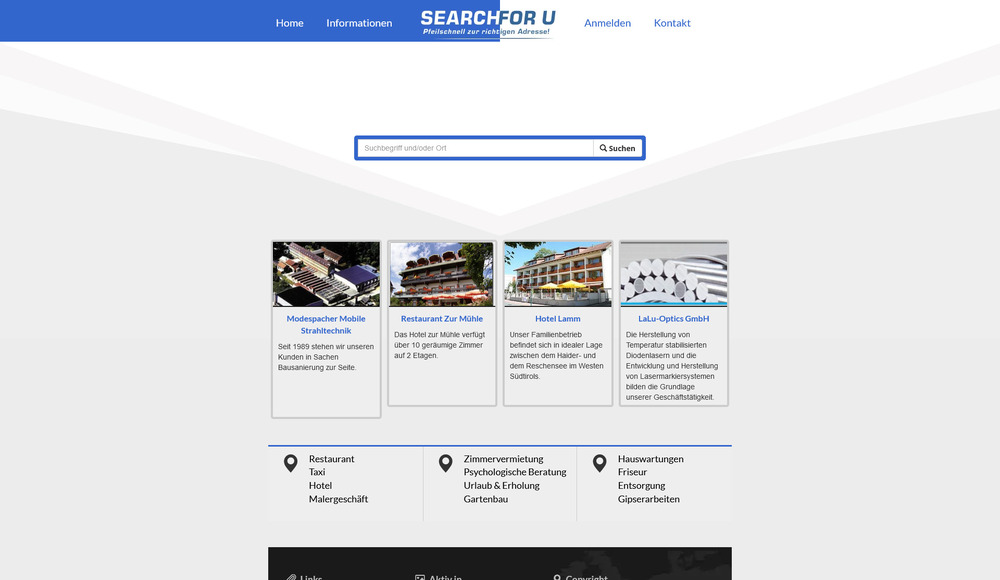 Search For U