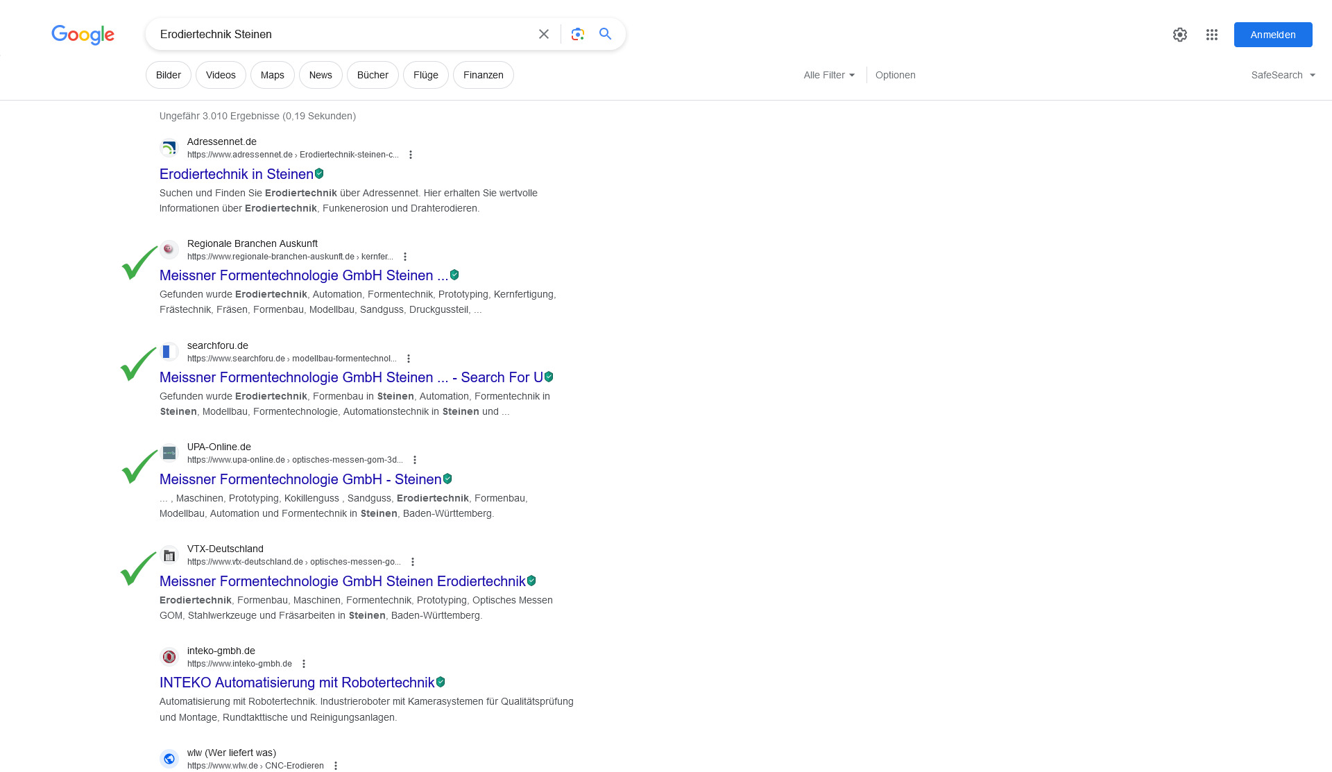Erodiertechnik Steinen